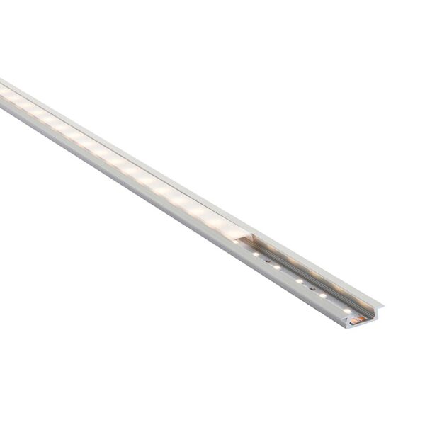 Saxby 94947 Saxby Lighting Rigel SLIM Recessed 2m Aluminium Profile / Extrusion Silver 3