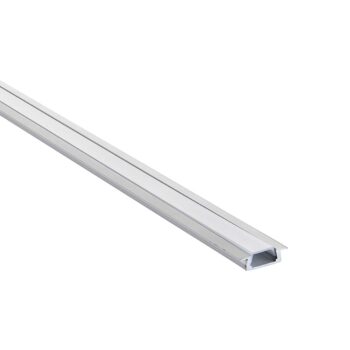 Saxby 94947 Saxby Lighting Rigel SLIM Recessed 2m Aluminium Profile / Extrusion Silver 1