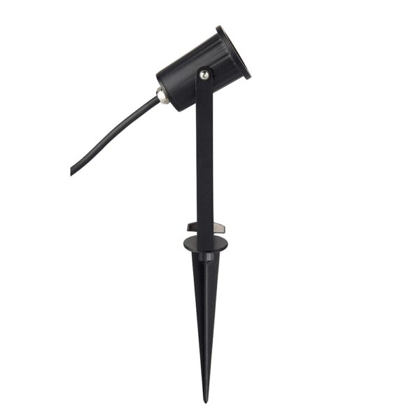 Saxby 95205 Saxby Picco Mini IP65 8W Spike Light - 3000K Warm White - Matt Black 3