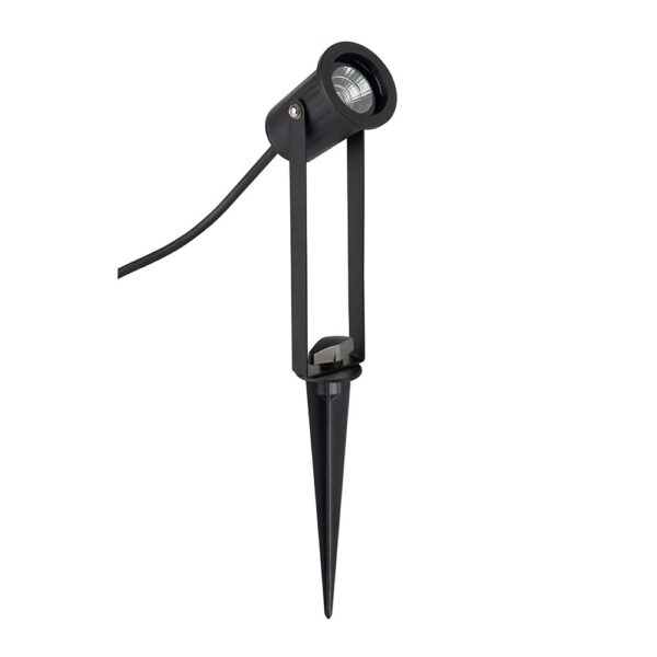Saxby 95205 Saxby Picco Mini IP65 8W Spike Light - 3000K Warm White - Matt Black 5