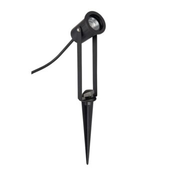 Saxby 95206 Saxby Picco Mini IP65 8W Spike Light - 4000K Cool White - Matt Black 2