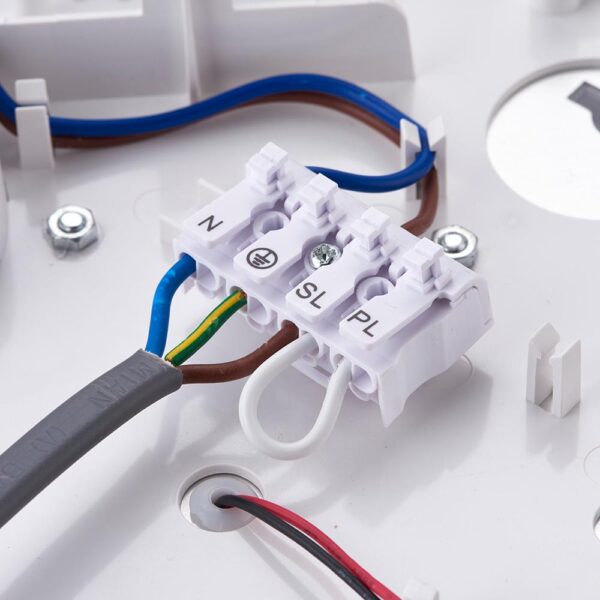 Saxby 95539 Saxby 95539 HeroPro CCT Tri Wattage LED Bulkhead - 18W 7