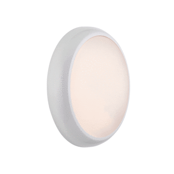Saxby 95541 Saxby HeroPro CCT Tri Wattage LED Bulkhead Microwave - 18W 3000K/4000K/6000K 1