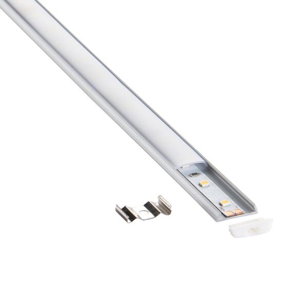 Saxby 97732 Saxby Rigel Bendable Aluminium Profile/Extrusion - 2m Silver 6