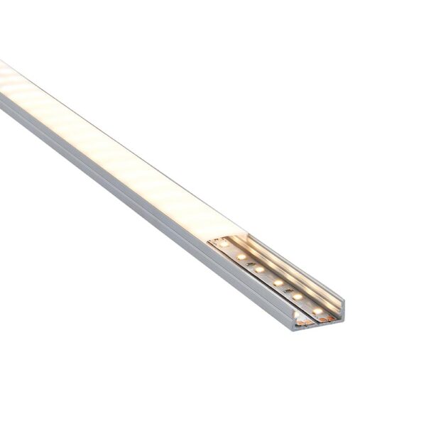 Saxby 97735 Saxby RigelSLIM Surface Wide Aluminium Profile/Extrusion - 2m Silver 6