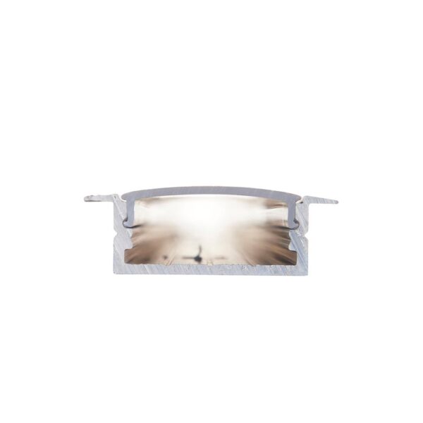 Saxby 97736 Saxby RigelSLIM Recessed Wide Aluminium Profile/Extrusion - 2m Silver 9