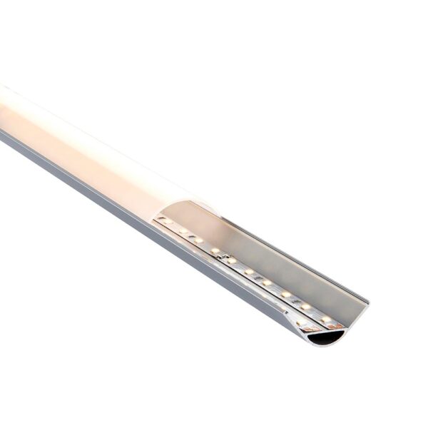Saxby 97737 Saxby Rigel Corner Wide Aluminium Profile/Extrusion - 2m Silver 4