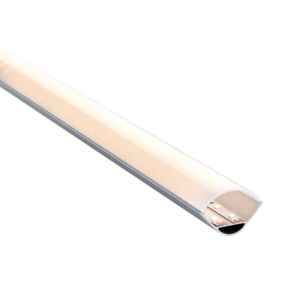 Saxby 97737 Saxby Rigel Corner Wide Aluminium Profile/Extrusion - 2m Silver 6