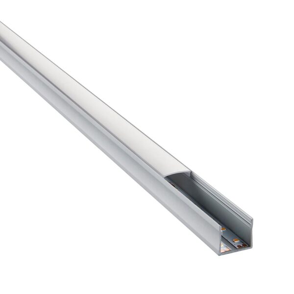 Saxby 97738 Saxby Rigel Surface Wide Aluminium Profile/Extrusion - 2m Silver 3
