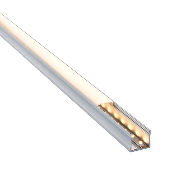 Saxby 97738 Saxby Rigel Surface Wide Aluminium Profile/Extrusion - 2m Silver 4