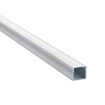 Saxby 97738 Saxby Rigel Surface Wide Aluminium Profile/Extrusion - 2m Silver 1