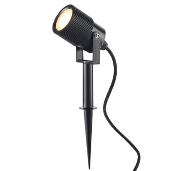 Saxby 5W IP65 LED Spike Light Satin Black