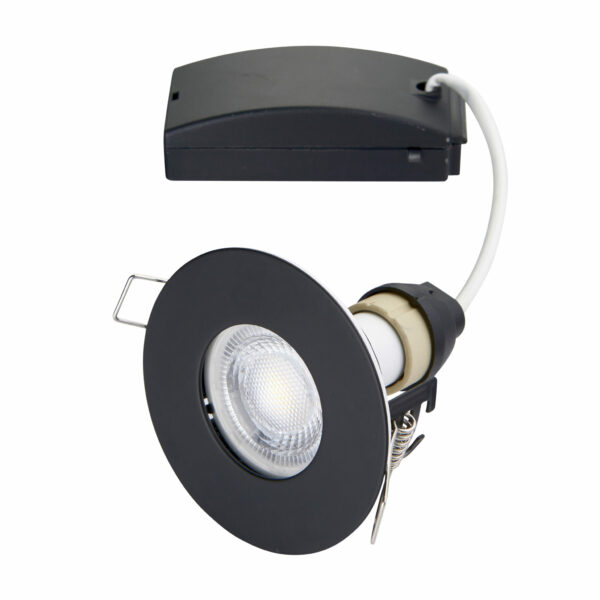 Saxby 99760 Saxby Speculo Round IP65 GU10 Black 5
