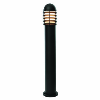 Saxby CH200E27BK Saxby Louvre bollard IP44 60W