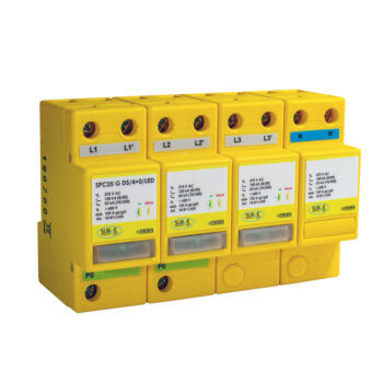 Surge Devices 10811/LED Surge Devices 3 Phase SPD Type 1+2+3 100kA with Full Mode Protection & LED Indication