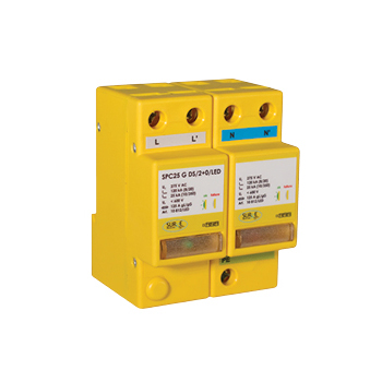 Surge Devices 10812/LED Surge Devices Type 1+2+3 50kA Single Phase SPD with All/Full Mode Protection & LED Indication