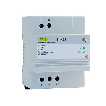 Surge Devices 30017 Surge Devices Type 3 25A Single Phase Varistor and EMC/EMI Filter Surge Arrester