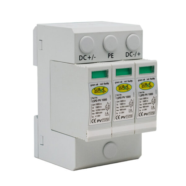 Surge Devices LSPDPV1000 SPD Type 1 & 2 1000V DC SPD for Solar/PV Installations