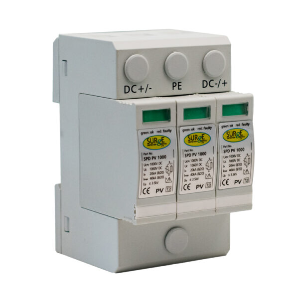 Surge Devices SPDPV1000 SPD Type 2 1000V DC for Solar/PV Installations