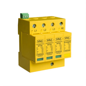 Surge Devices SY12350KA4P Surge Devices Type 1+2+3 50kA 3 Phase Lightning and Surge Arrester with Window Indication