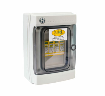 Surge Devices SY2-C40XENC Surge Devices Type 2 20kA/40kA 3 Phase SPD with Window Indication in IP65 Polycarbonate Enclosure
