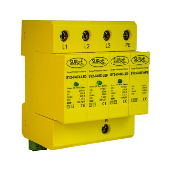 Surge Devices SY2-C40XLED Surge Devices Type 2 20kA/40kA 3 Phase SPD with LED Indication