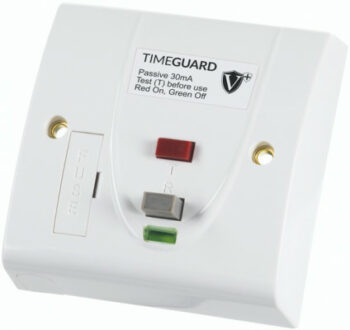 Timeguard RCD10WPVN Timeguard RCD10WPVN Valiance+ RCD Protected Passive Single Gang Fused Connection Unit - White 1