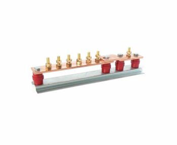 Various Suppliers EBC106C/WLINK Earth Bar 6 Way with Single Disconnect Link M10 Studs
