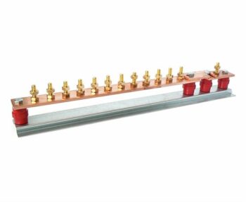 Various Suppliers EBC116C/WLINK Earth Bar 16 Way with Single Disconnect Link M10 Studs