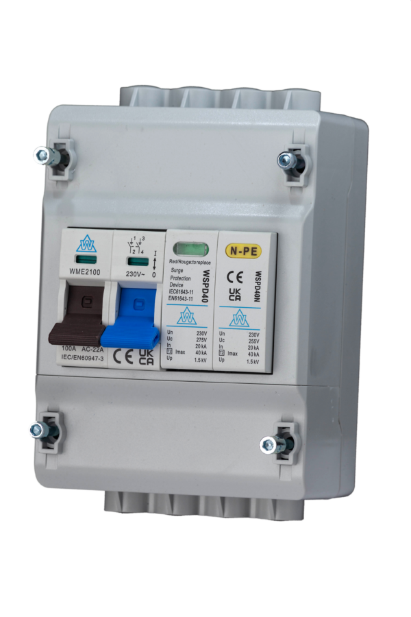 WCED WEC440SPT12 WCED Stand Alone Type 1 & 2 SPD with Main Switch 1