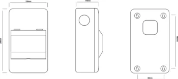WCED WFMS100/3F WCED Metal Fused Main Switch with 3 Fuses 2