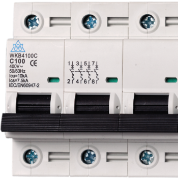 WCED WKB340C WCED 3 Pole 40A C Curve 10 kA MCB 1