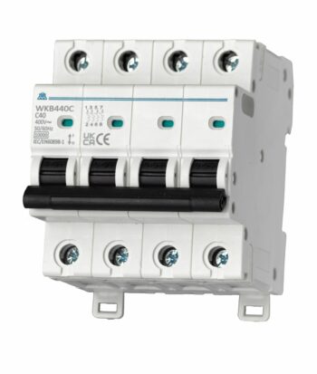 WCED WKB440C WCED 4 Pole 40A C Curve 10 kA MCB 1