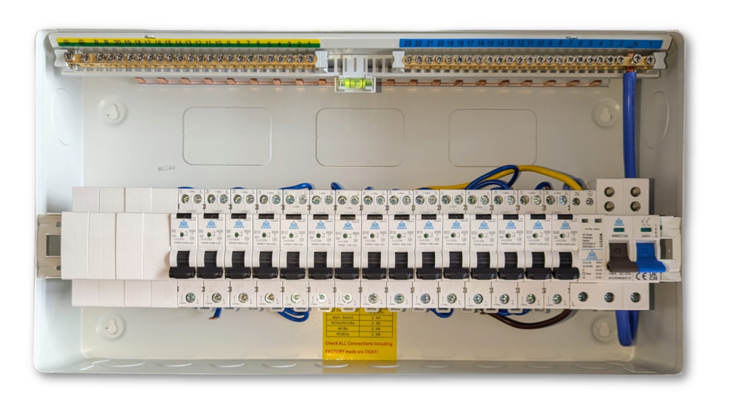WCED WME22/SP/15RCBO WCED Consumer Unit Kit with SPD and 15 RCBOs 2