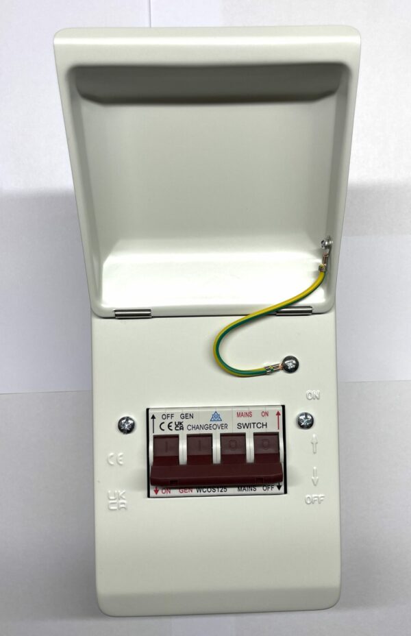 WCED WMECOS125-L WCED Changeover Switch 125A with Metal Enclosure 4
