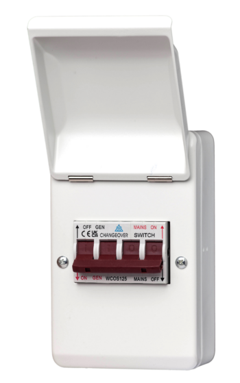WCED WMECOS125-L WCED Changeover Switch 125A with Metal Enclosure 1