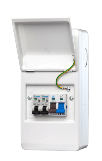 WCED WMMS/620 WCED Metal Garage Unit - 100A Main Switch 6A/20A B MCB
