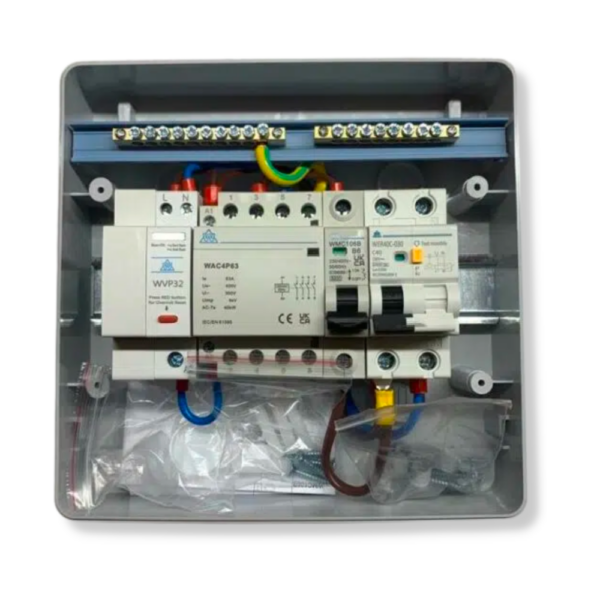WCED WPEPME08/C32 PME Fault Detection IP65 Unit 6 Mod c/w C32 RCBO /4P63A contactor & PME Relays 2