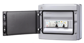 WCED WPEPME08/SP/C40 PME Fault Detection IP65 Unit 8 Mod c/w C40 RCBO /4P63A Contactor SPD & PME Relays