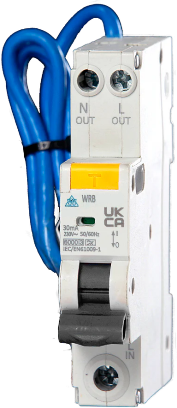 WCED WRB110C-030 WCED Type A High Immunity Curve C 10A 30mA RCBO 1