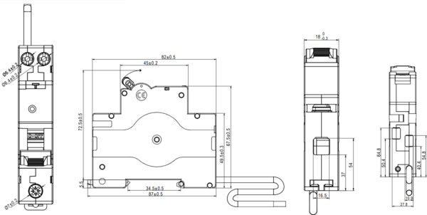 WCED WRB132B-030 WCED Type A Bi-Directional Curve B 32A 30mA RCBO - WRB132B-030 2