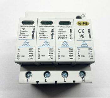 WCED WSPD440 WCED Type 2 20kA/40kA 3P+N Surge Arrestor 2