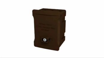 WCED WTB5-BR WCED Single Pole 100A Terminal Block - Brown