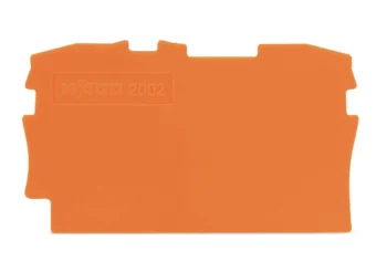 Wago 2002-1292 Wago 2002 End and Intermediate Plate - 0.8 mm Orange