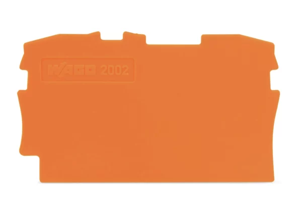 Wago 2002-1292 Wago 2002 End and Intermediate Plate - 0.8 mm Orange