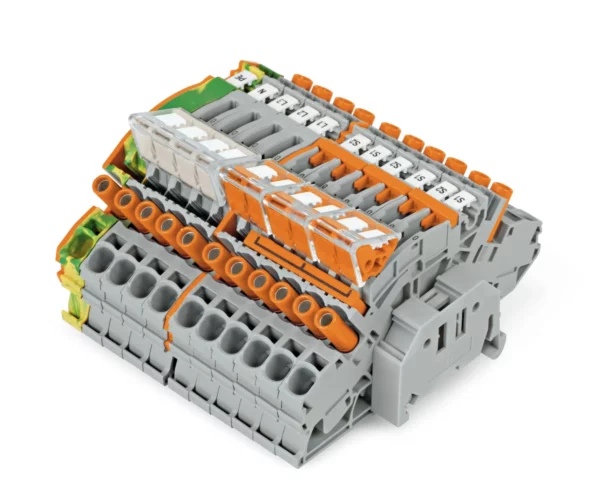 Wago 2007-8873 Wago 2007 Compact Terminal Block for Current and Voltage Transformers - 6 mm² Multicoloured 1