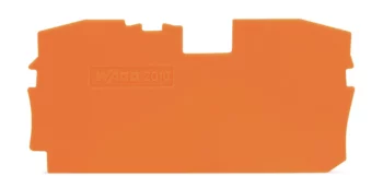 Wago 2010-1292 Wago 2010 End and Intermediate Plate - 1mm Orange