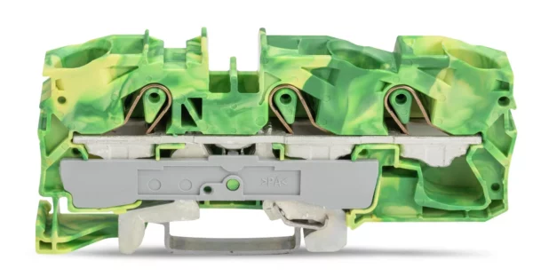 Wago 2016-1307 Wago 2016 3-Conductor Ground Terminal Block - 16 mm² Green-Yellow 1