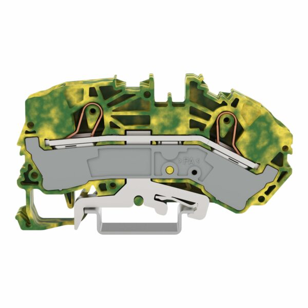 Wago 2016-7607 Wago 2 Conductor Ground Terminal Block 2016-7607 -  Pack of 1 1
