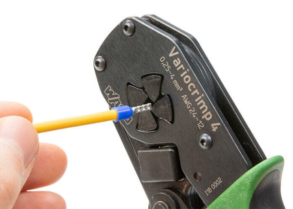 Wago 206-1204 Wago Variocrimp 4 Crimping Tool for Insulated and Uninsulated Ferrules 0.25 to 4.0 mm² 2